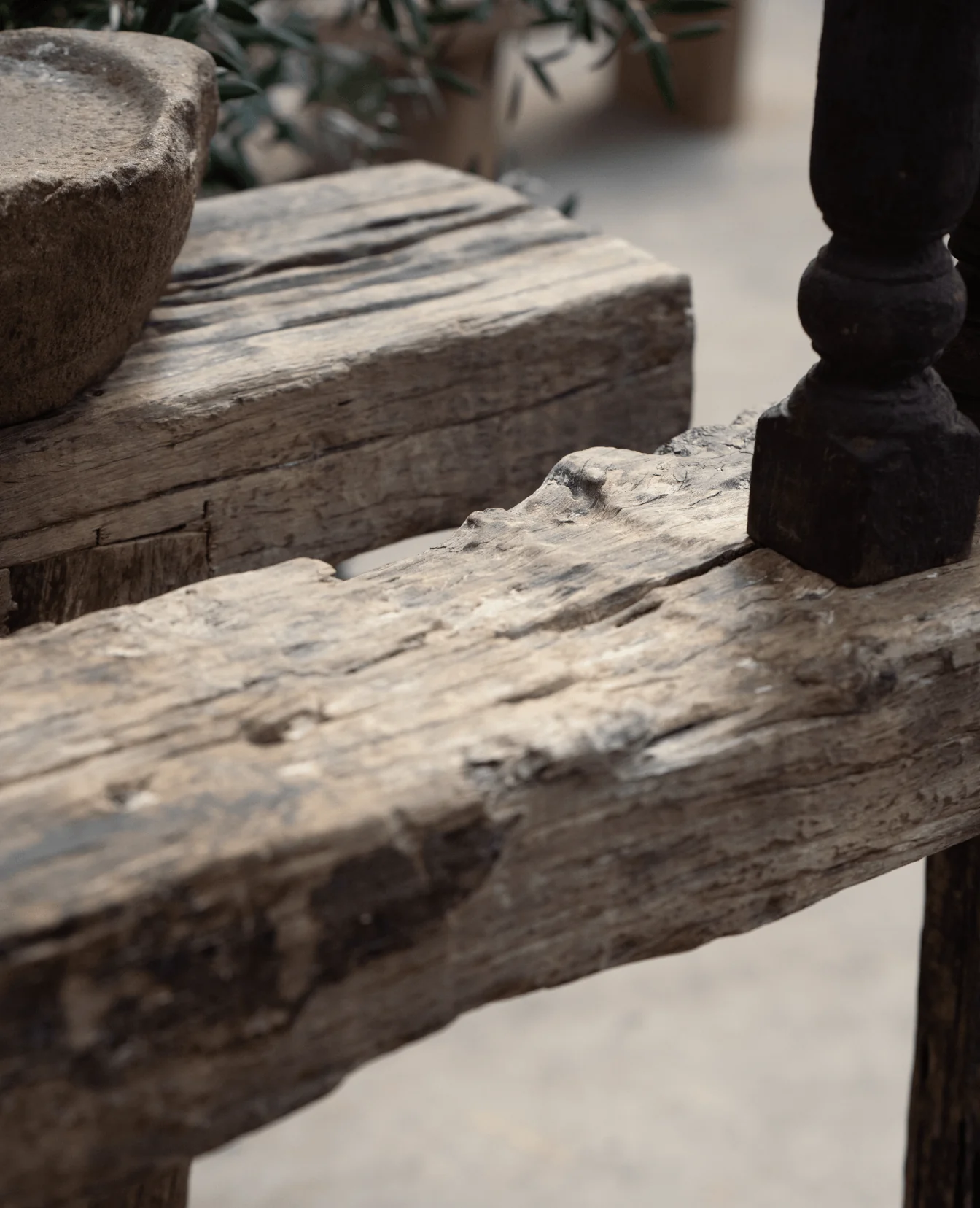 Acacia Wood Console - Image 6